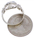 Silver Multicolor Inlay Southwest Ring Size 4-3/4 TX40040